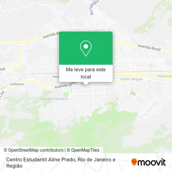 Centro Estudantil Aline Prado mapa
