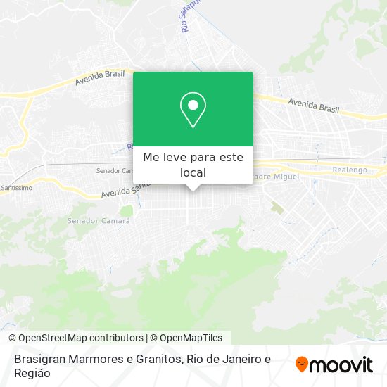 Brasigran Marmores e Granitos mapa