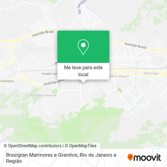 Brasigran Marmores e Granitos mapa