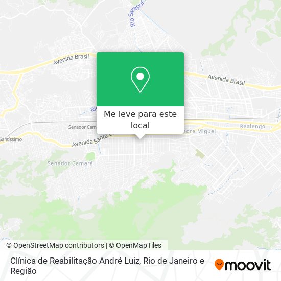 Clínica de Reabilitação André Luiz mapa