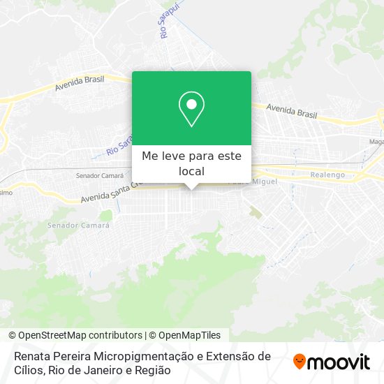 Renata Pereira Micropigmentação e Extensão de Cílios mapa