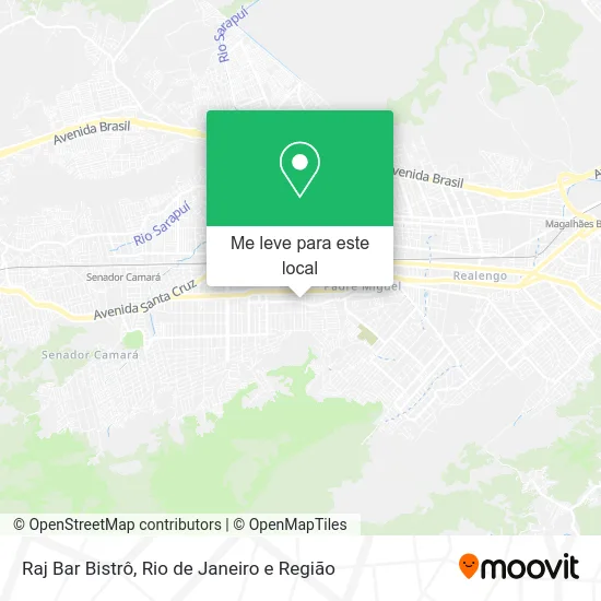 Raj Bar Bistrô mapa