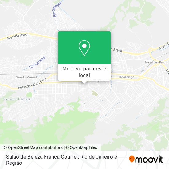 Salão de Beleza França Couffer mapa