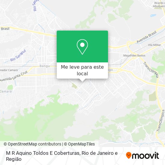 M R Aquino Toldos E Coberturas mapa