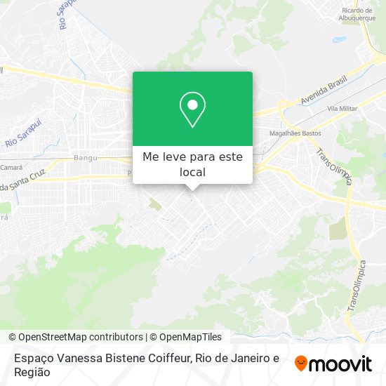 Espaço Vanessa Bistene Coiffeur mapa