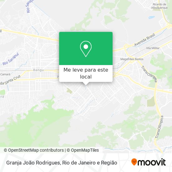 Granja João Rodrigues mapa