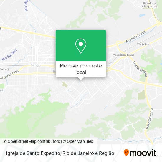 Igreja de Santo Expedito mapa