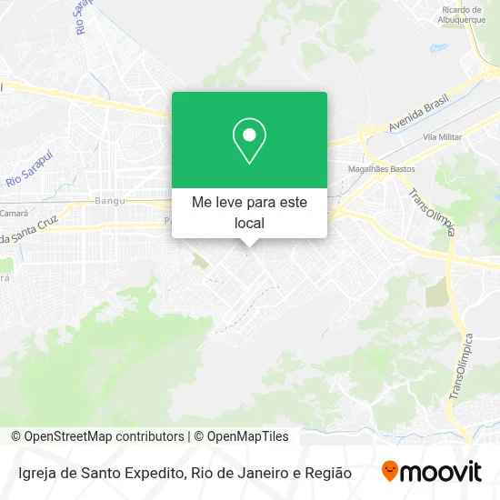 Igreja de Santo Expedito mapa