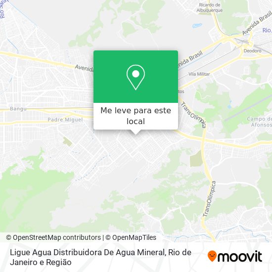 Ligue Agua Distribuidora De Agua Mineral mapa