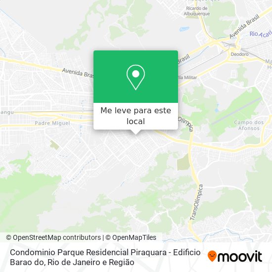 Condominio Parque Residencial Piraquara - Edificio Barao do mapa