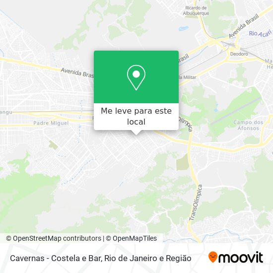 Cavernas - Costela e Bar mapa