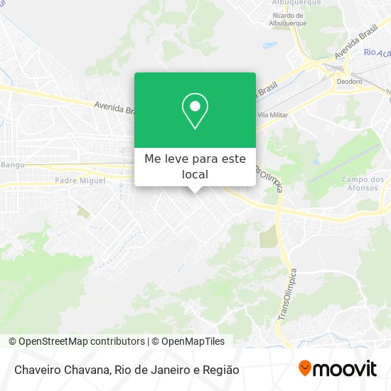 Chaveiro Chavana mapa