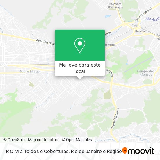 R O M a Toldos e Coberturas mapa