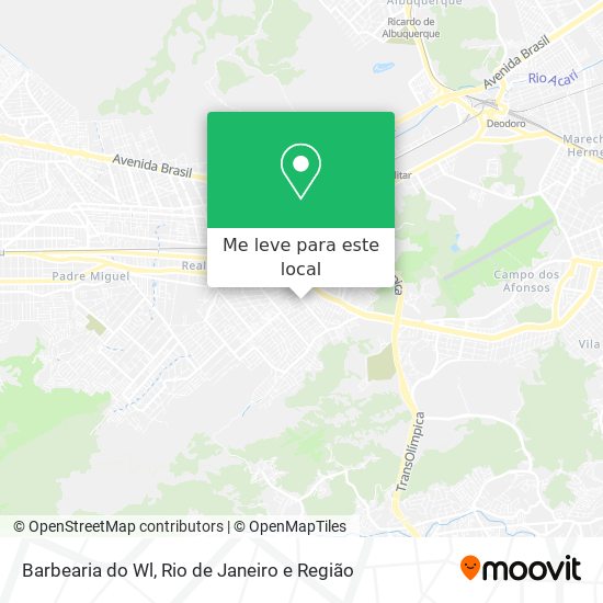 Barbearia do Wl mapa