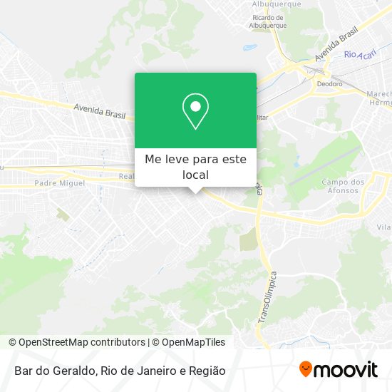 Bar do Geraldo mapa