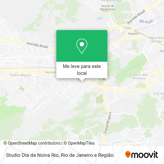 Studio Dia da Noiva Rio mapa