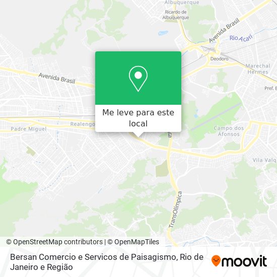 Bersan Comercio e Servicos de Paisagismo mapa
