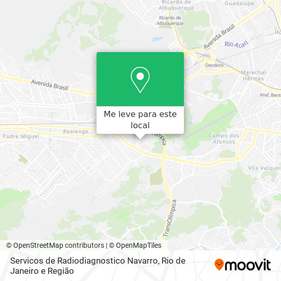 Servicos de Radiodiagnostico Navarro mapa