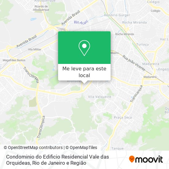 Condominio do Edificio Residencial Vale das Orquideas mapa