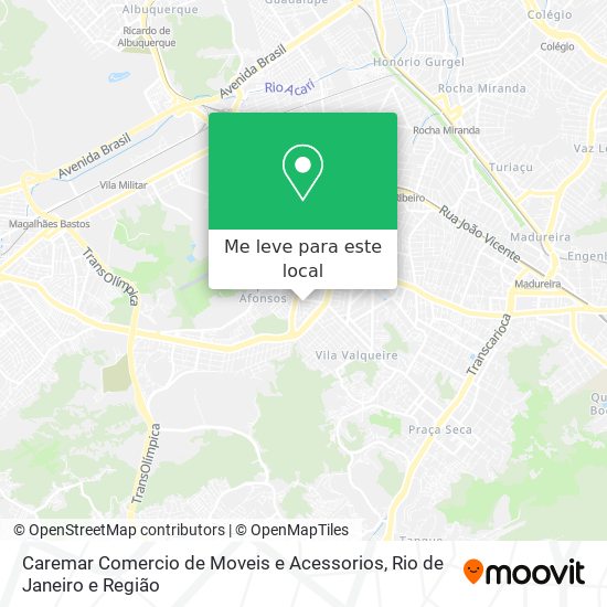 Caremar Comercio de Moveis e Acessorios mapa