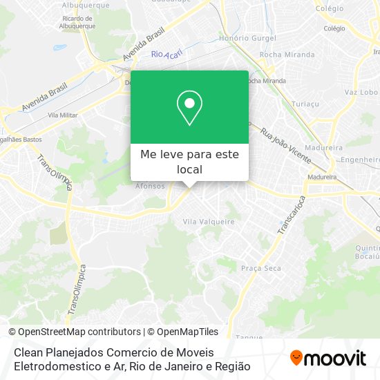 Clean Planejados Comercio de Moveis Eletrodomestico e Ar mapa