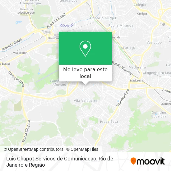 Luis Chapot Servicos de Comunicacao mapa