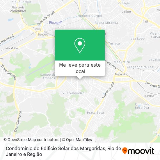 Condominio do Edificio Solar das Margaridas mapa