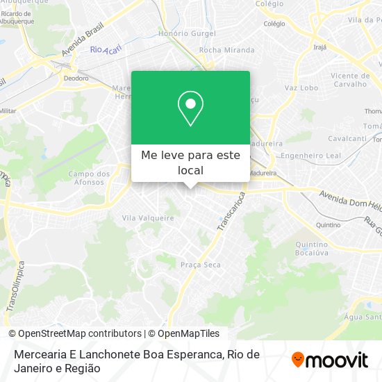 Mercearia E Lanchonete Boa Esperanca mapa
