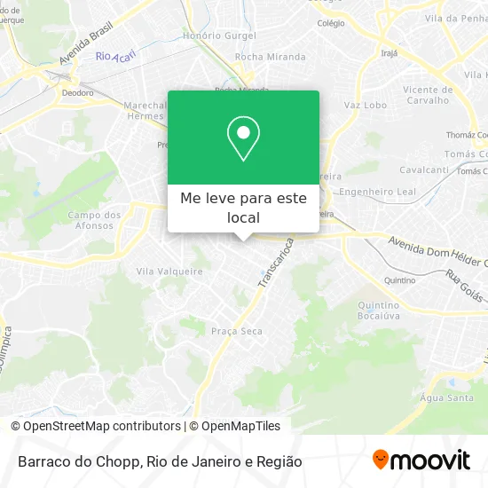 Barraco do Chopp mapa