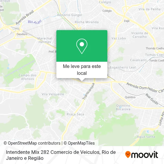 Intendente Mix 282 Comercio de Veiculos mapa
