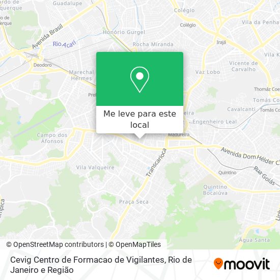 Cevig Centro de Formacao de Vigilantes mapa