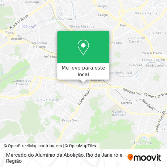 Mercado do Alumínio da Abolição mapa