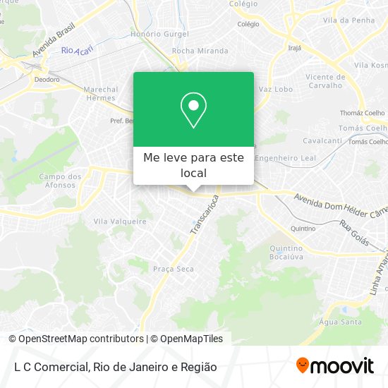 L C Comercial mapa