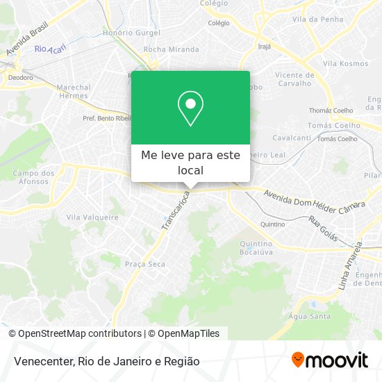 Venecenter mapa