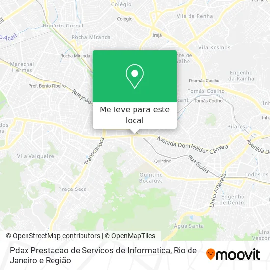 Pdax Prestacao de Servicos de Informatica mapa