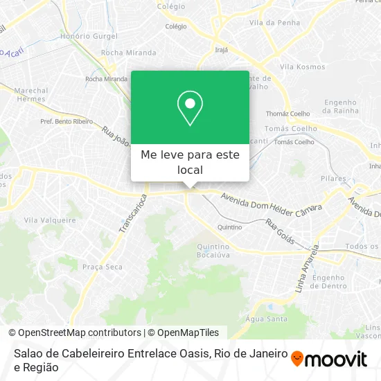 Salao de Cabeleireiro Entrelace Oasis mapa