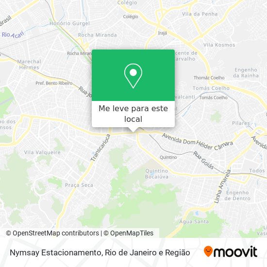 Nymsay Estacionamento mapa
