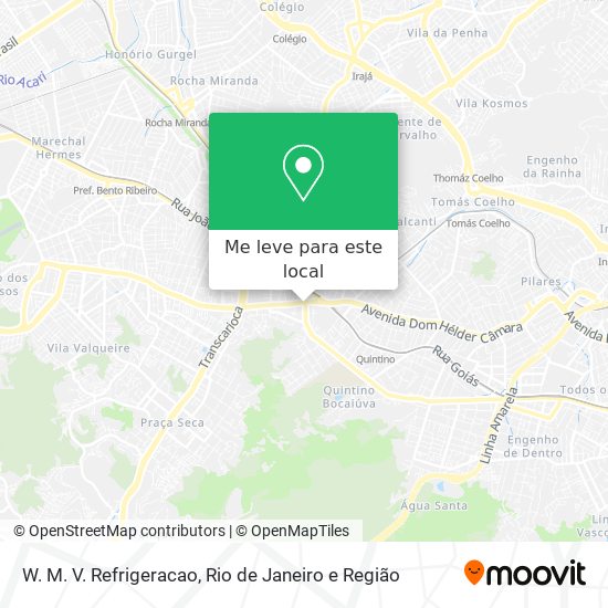 W. M. V. Refrigeracao mapa