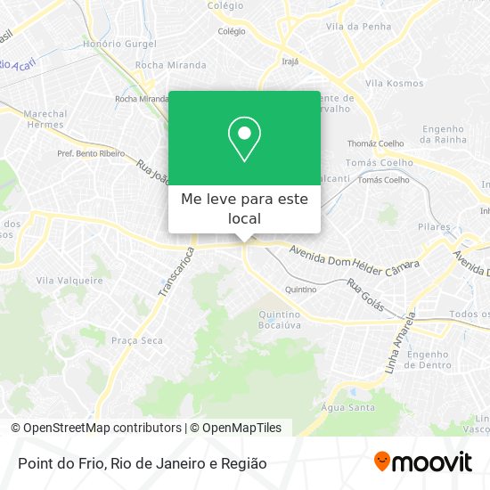 Point do Frio mapa