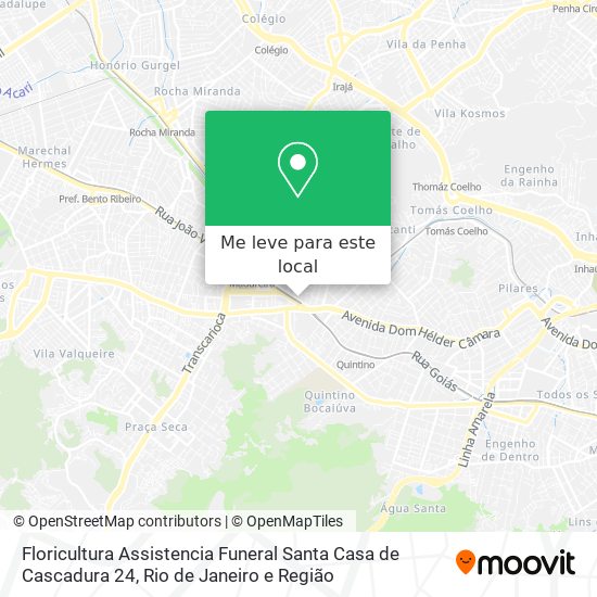Floricultura Assistencia Funeral Santa Casa de Cascadura 24 mapa