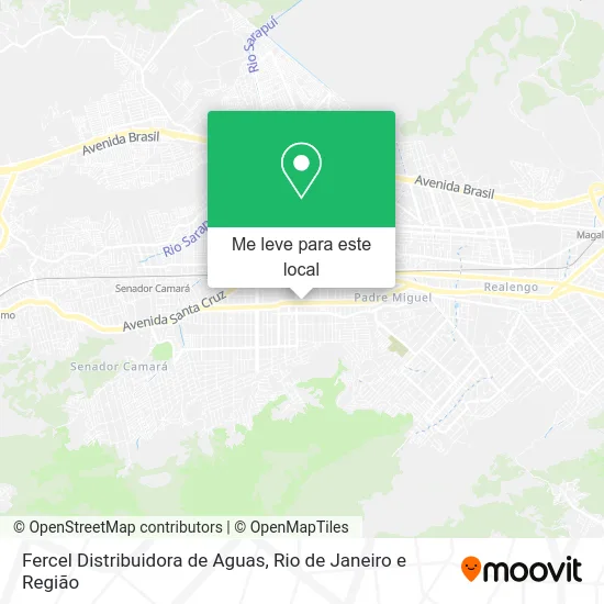 Fercel Distribuidora de Aguas mapa