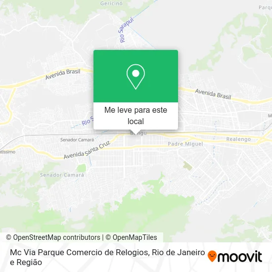 Mc Via Parque Comercio de Relogios mapa