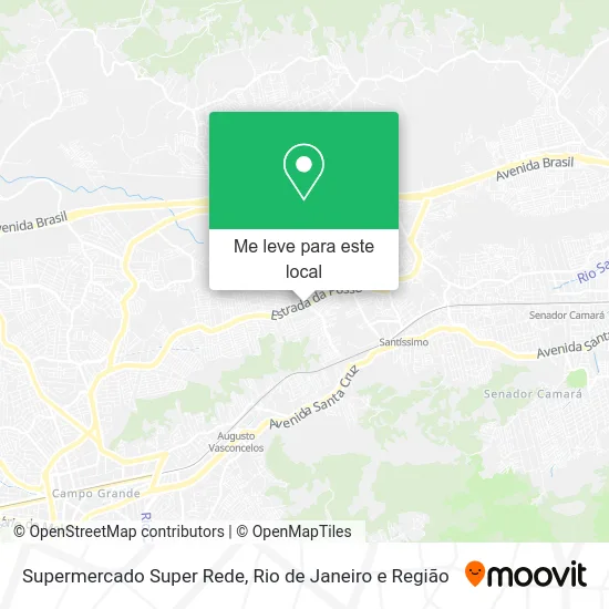 Supermercado Super Rede mapa
