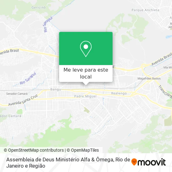 Assembleia de Deus Ministério Alfa & Ômega mapa