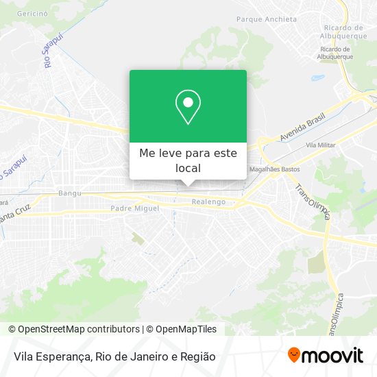 Vila Esperança mapa