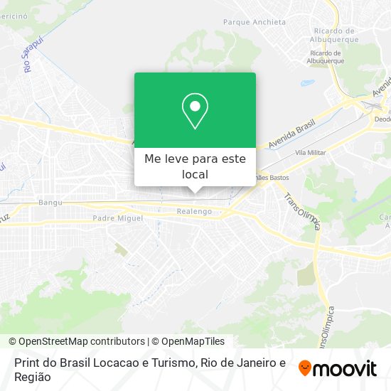 Print do Brasil Locacao e Turismo mapa