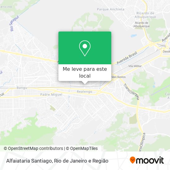Alfaiataria Santiago mapa