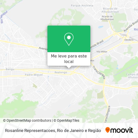 Rosanline Representacoes mapa