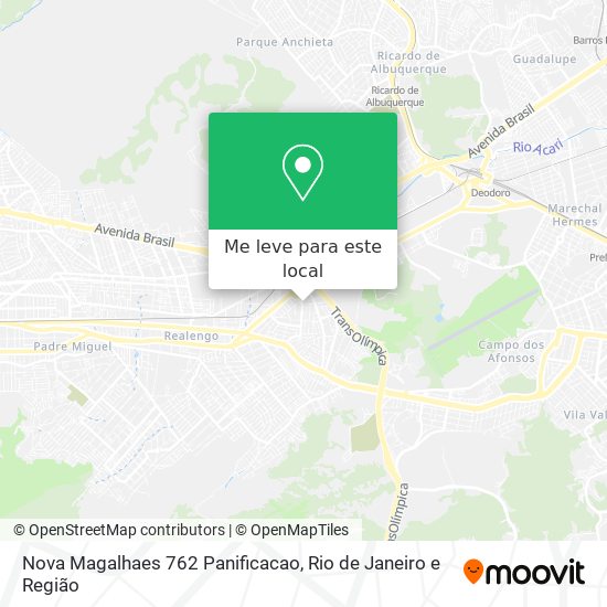 Nova Magalhaes 762 Panificacao mapa