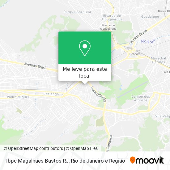 Ibpc Magalhães Bastos RJ mapa